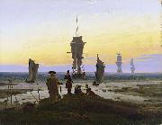 Caspar David Friedrich The life stages (beach picture, beach scene in Wiek oil painting reproduction
